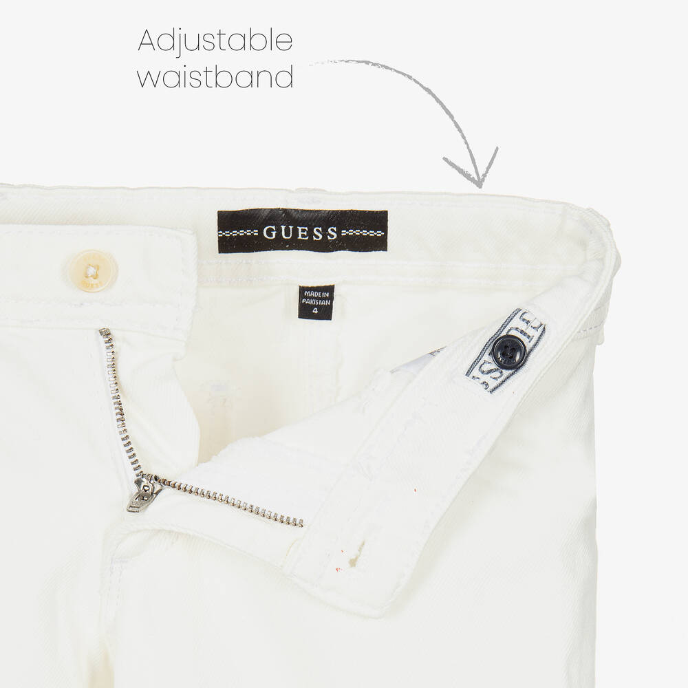 White guess jeans cheap