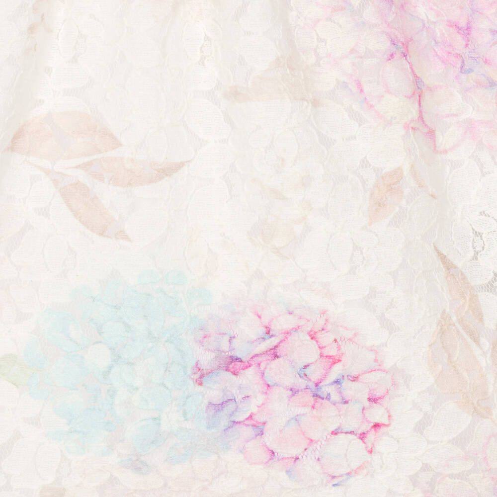 Guess-Girls White Floral Lace Dress | Childrensalon Outlet
