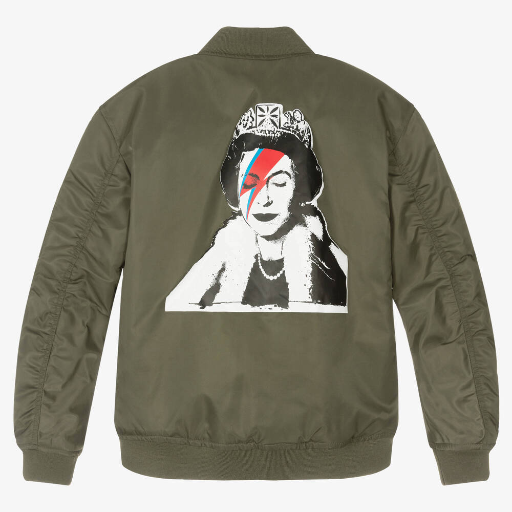Guess green bomber 2025 jacket