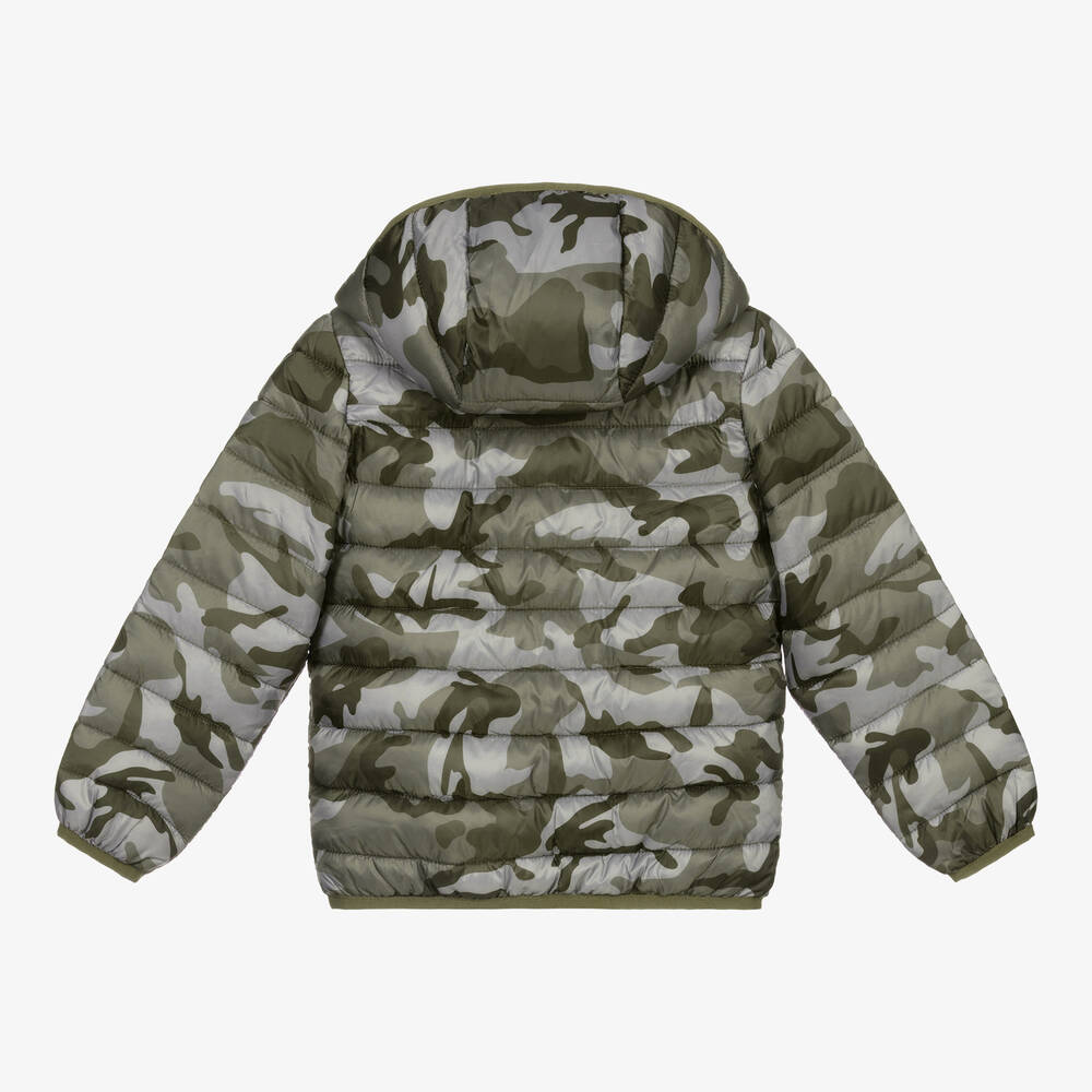 Padded camo jacket on sale