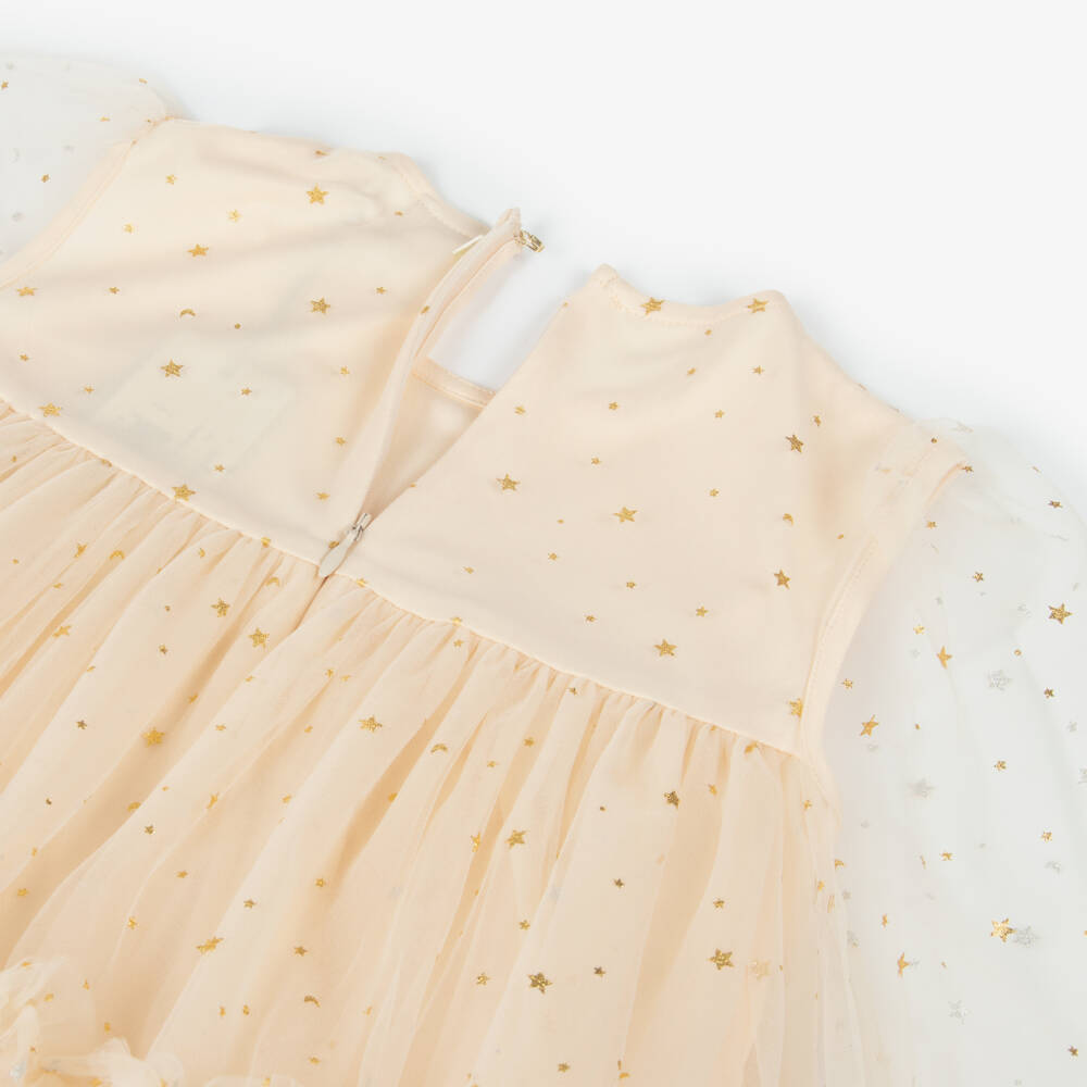 Guess-Ivory Tulle Star Dress | Childrensalon Outlet