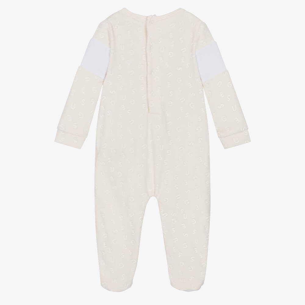 Guess-أفرول بيبي غرو قطيفة لون عاجي للأطفال | Childrensalon Outlet