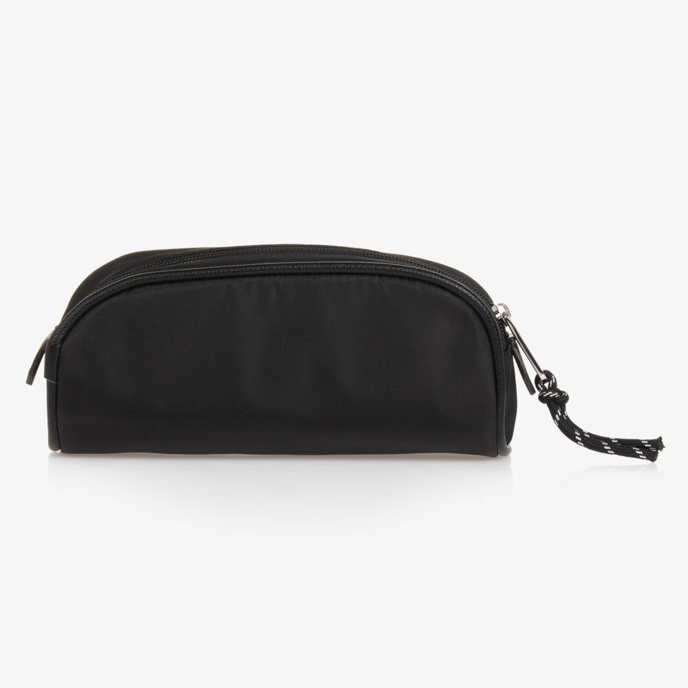 Guess-Junior Boys Black Logo Pencil Case | Childrensalon Outlet