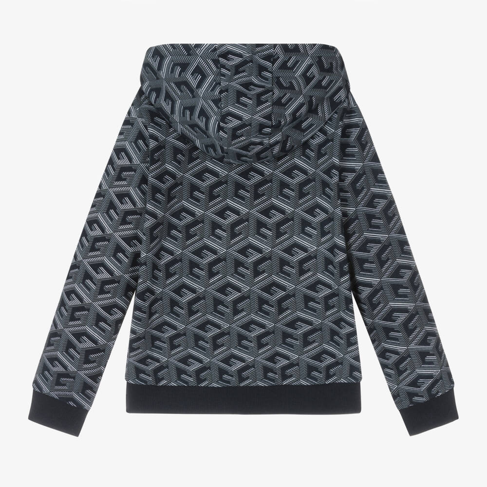 Geometric print hoodie online