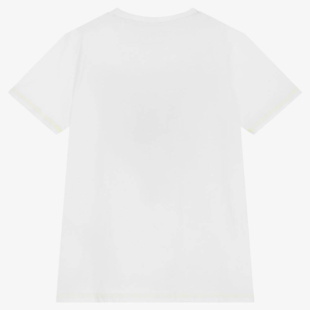 Guess-Белая хлопковая футболка для мальчиков | Childrensalon Outlet