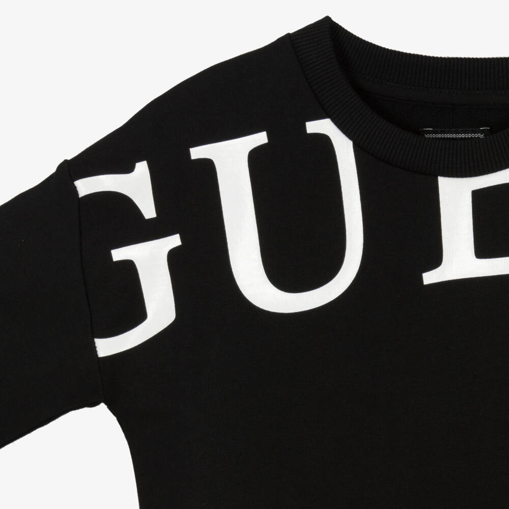 Guess-Junior Girls Black Cotton Leggings Set | Childrensalon Outlet