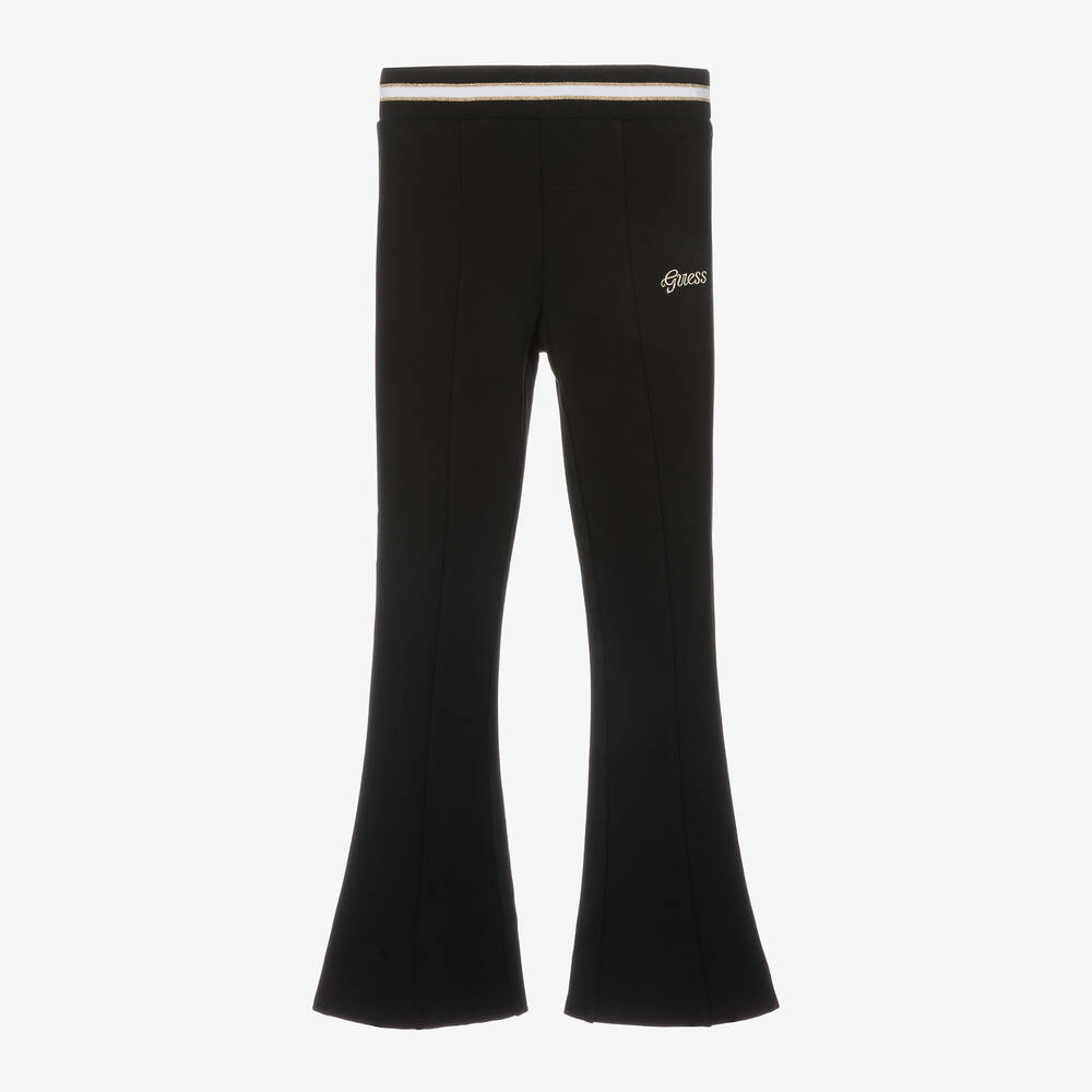 Guess Pantalon noir en jersey fille junior Childrensalon Outlet