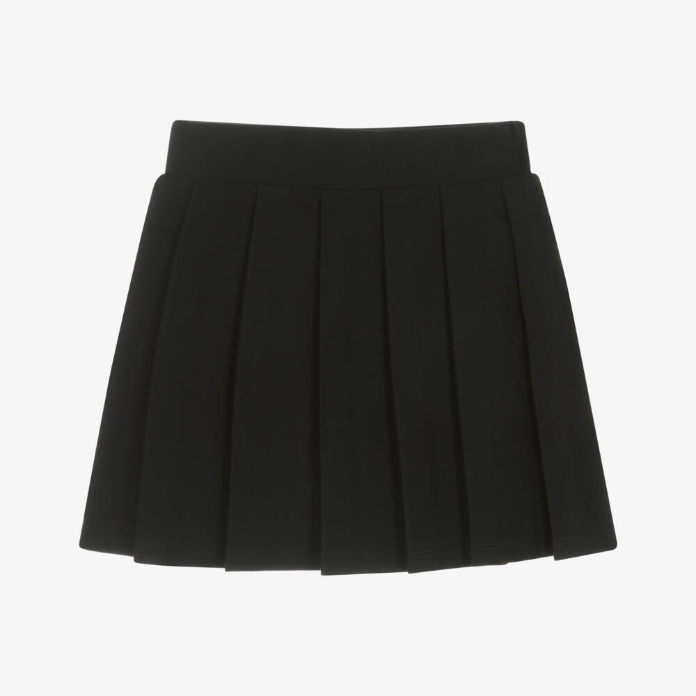 Guess-Junior Girls Black Viscose Pleated Skort | Childrensalon Outlet