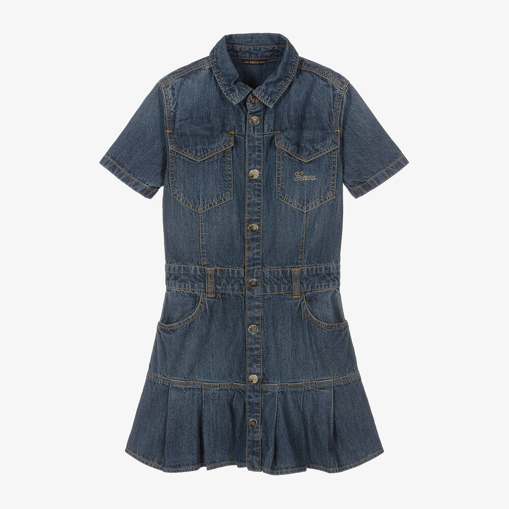 denim guess dress