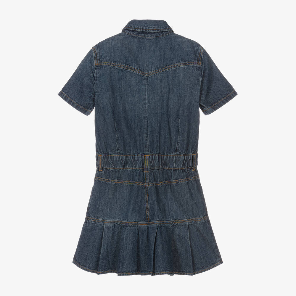 Guess-Junior Girls Dark Blue Denim Dress | Childrensalon Outlet