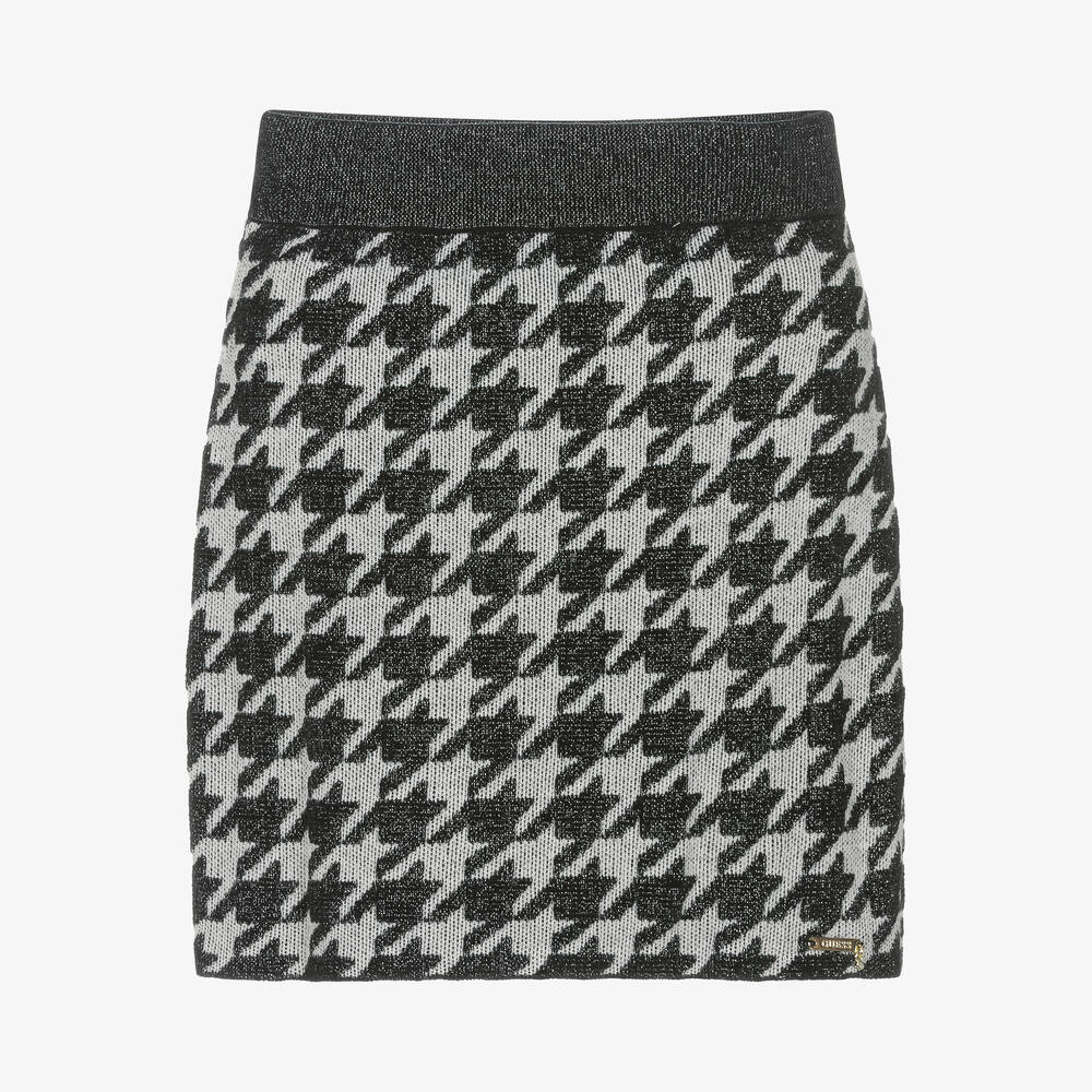 Guess - Junior Girls Sparkly Knit Houndstooth Skirt | Childrensalon