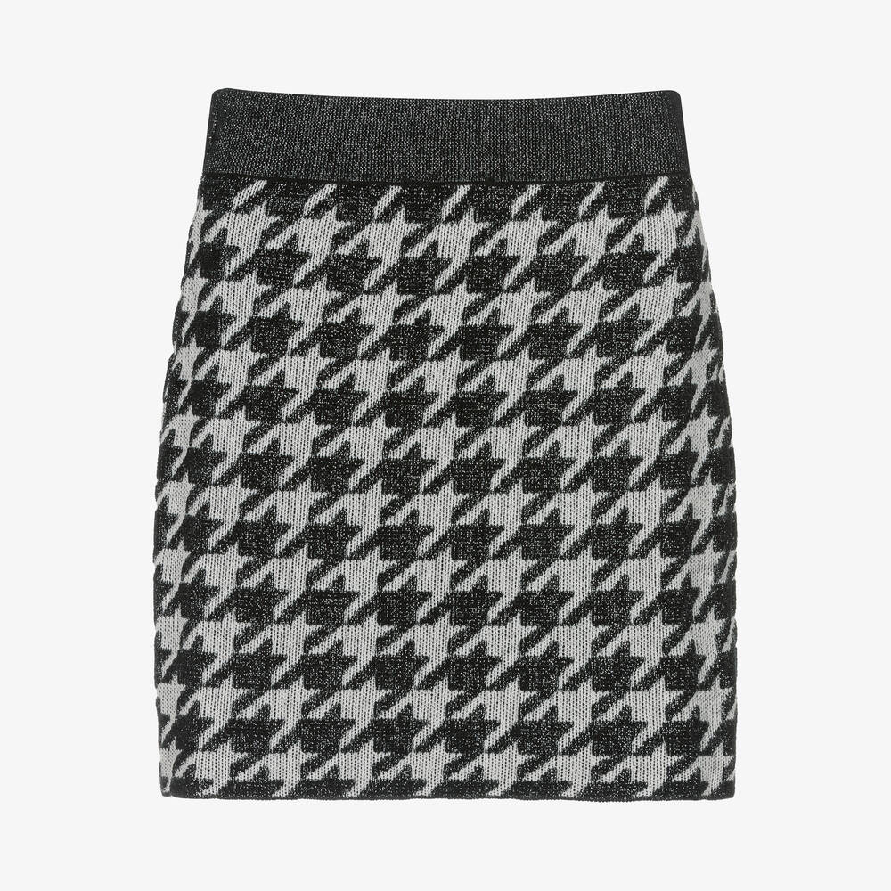 Guess-Junior Girls Sparkly Knit Houndstooth Skirt | Childrensalon Outlet