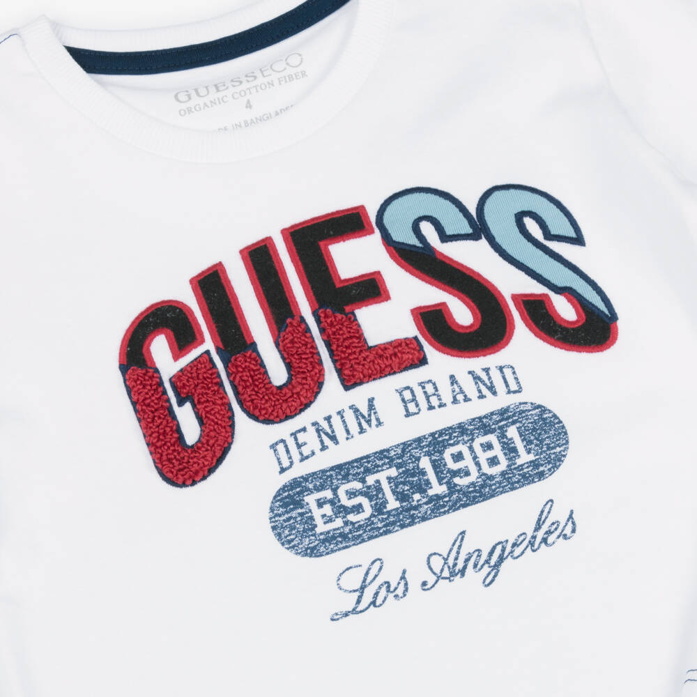 Guess-Ls Logo T-shirt | Childrensalon Outlet