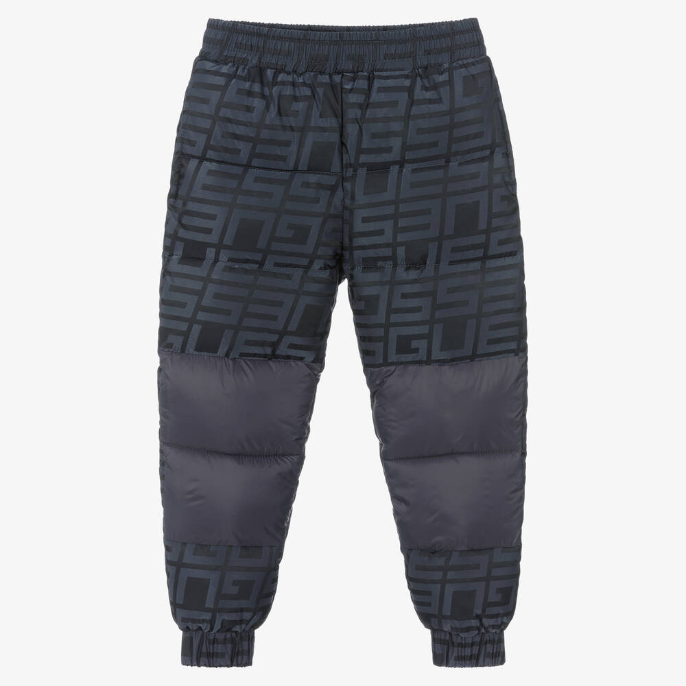 Guess - Pantalon bleu marine matelassé  | Childrensalon