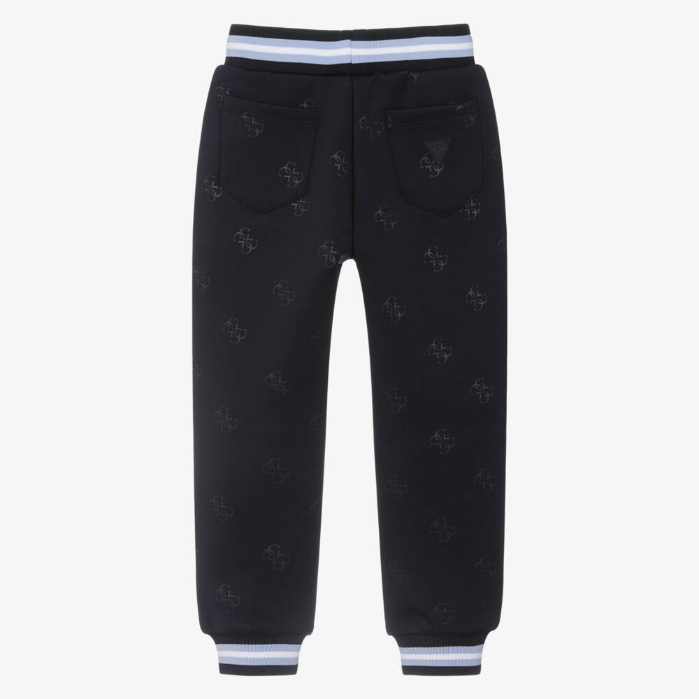 Guess-Синие джоггеры из тисненого неопрена для мальчиков | Childrensalon Outlet