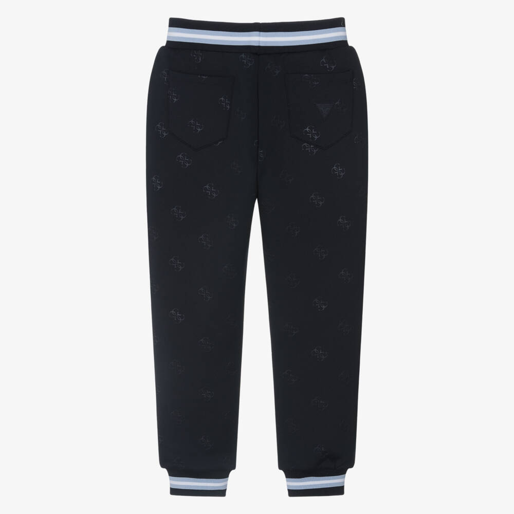 Guess-Navy Logo Joggers | Childrensalon Outlet