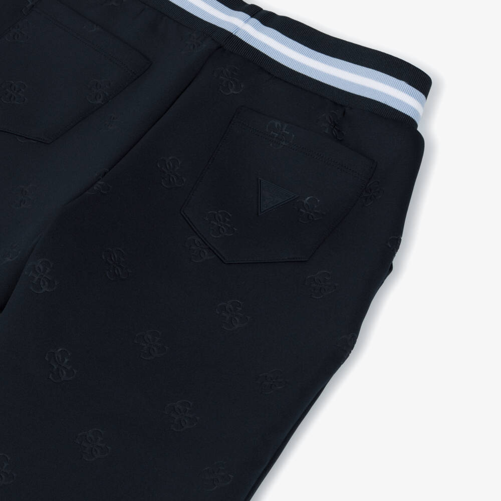 Guess-Navy Logo Joggers | Childrensalon Outlet