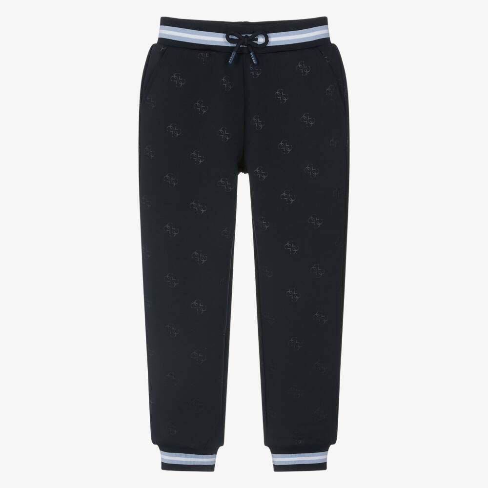 Guess-Navy Logo Joggers | Childrensalon Outlet