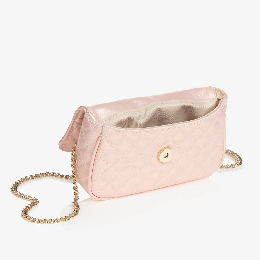 Pink quilted shoulder bag new arrivals