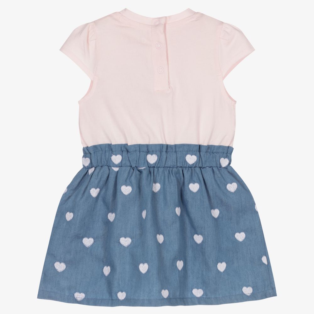Guess baby blue dress top