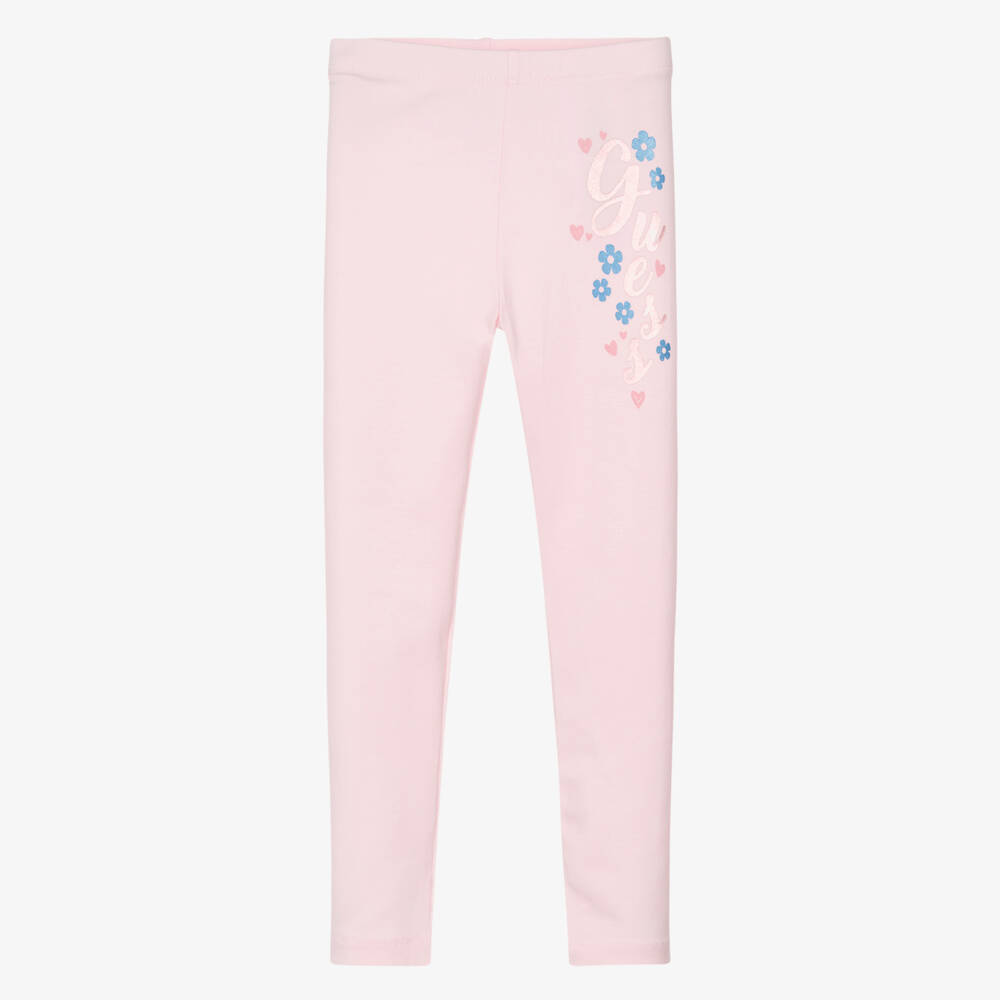 Guess-Pink Leggings | Childrensalon Outlet