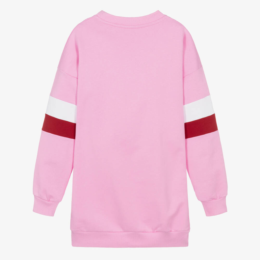 Guess-Pink Logo Sweatshirt Dress | Childrensalon Outlet