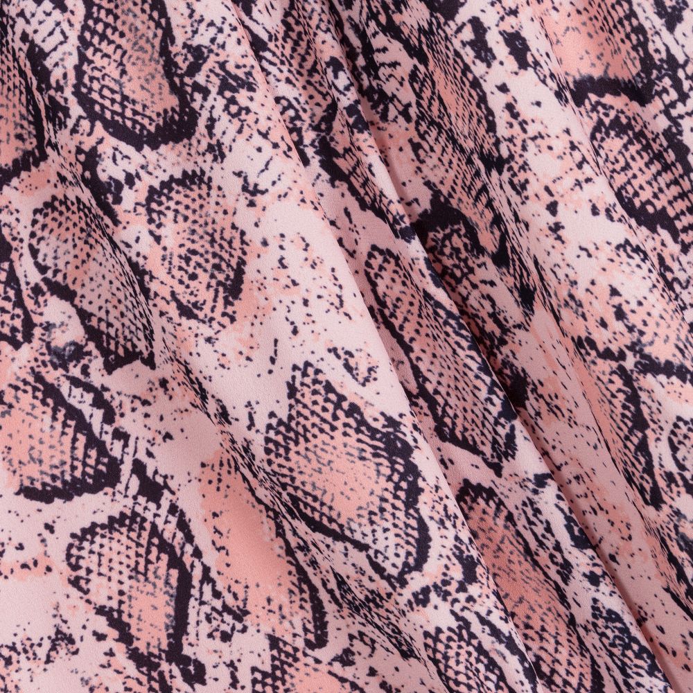 Guess Marciano Pink Snakeskin Print Skirt