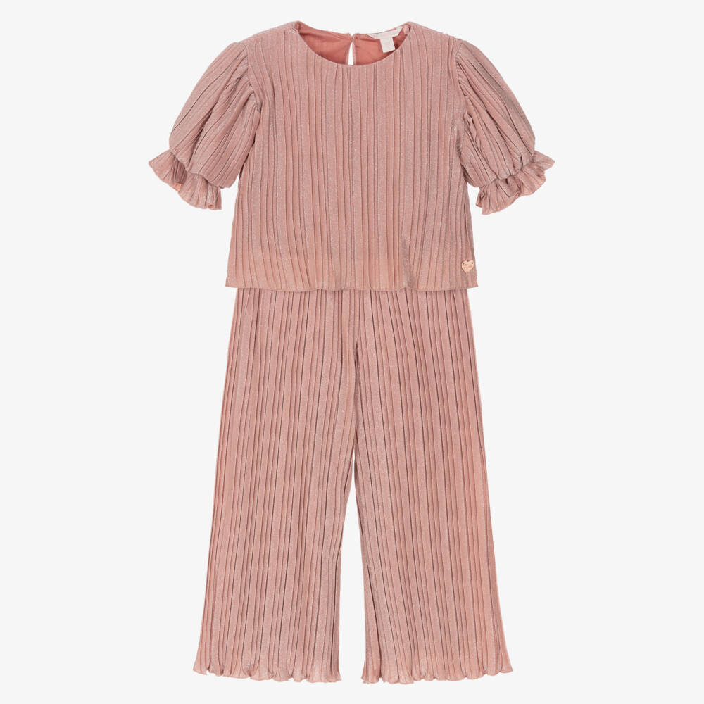 Guess-Pink Trouser Set | Childrensalon Outlet