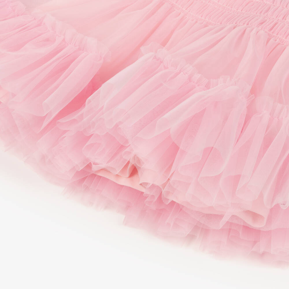 Guess-Pink Tulle Dress | Childrensalon Outlet