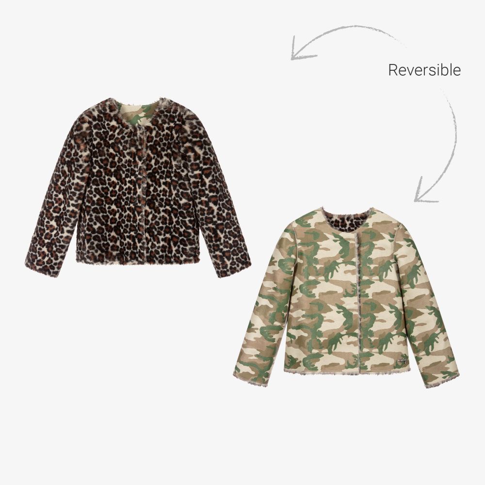 Guess - Reversible Faux Fur Jacket | Childrensalon