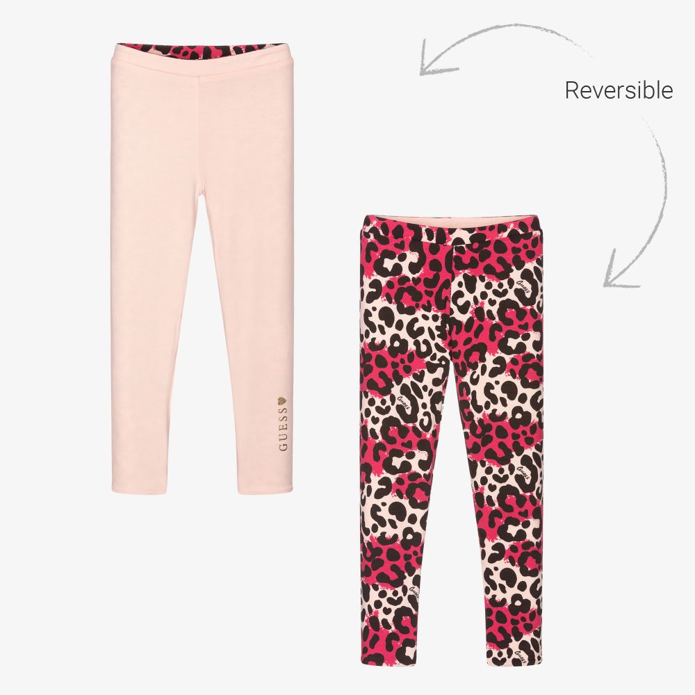 Guess - Reversible Leopard Leggings | Childrensalon