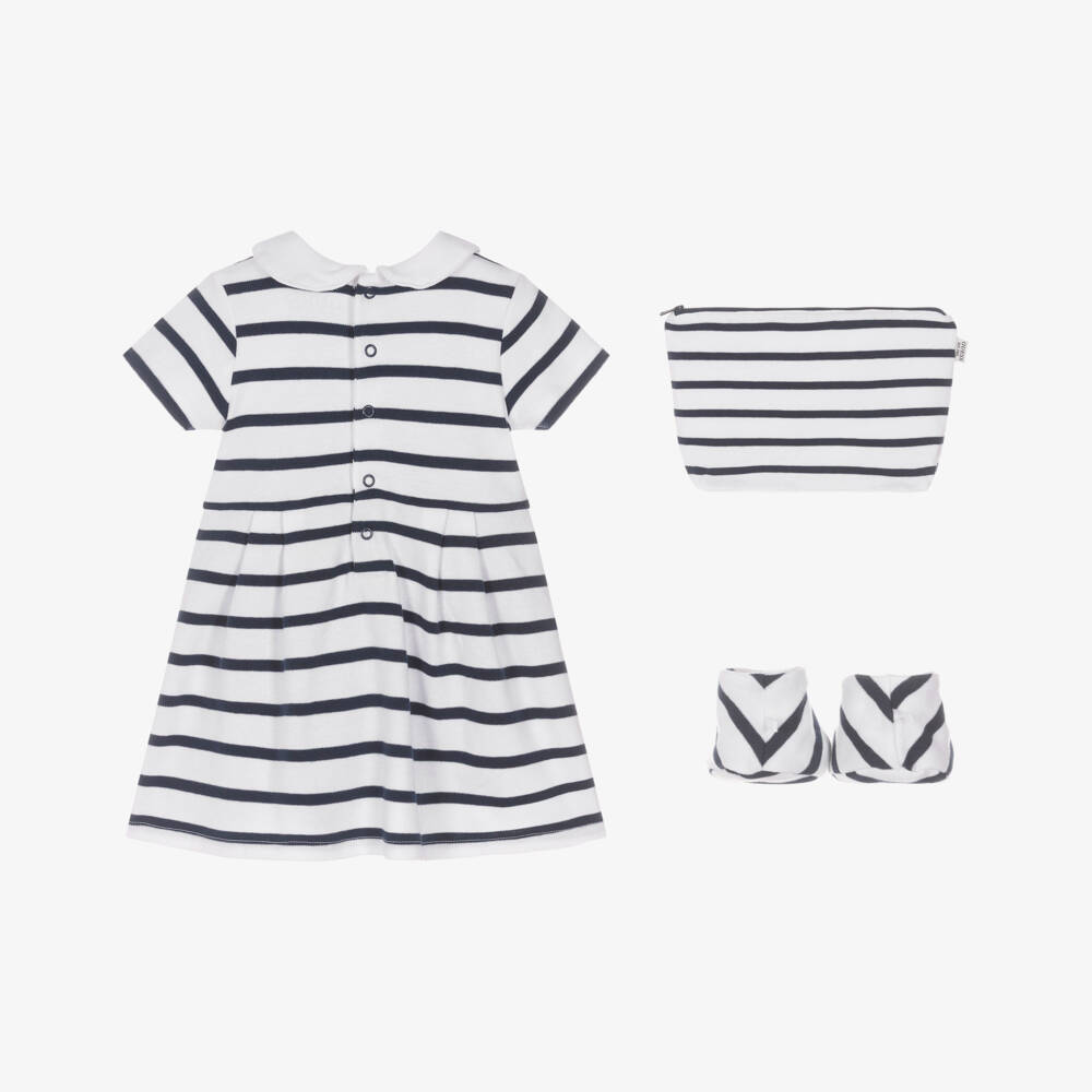 Guess-Stripe Dress & Booties | Childrensalon Outlet