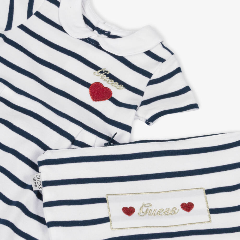 Guess-Stripe Dress & Booties | Childrensalon Outlet