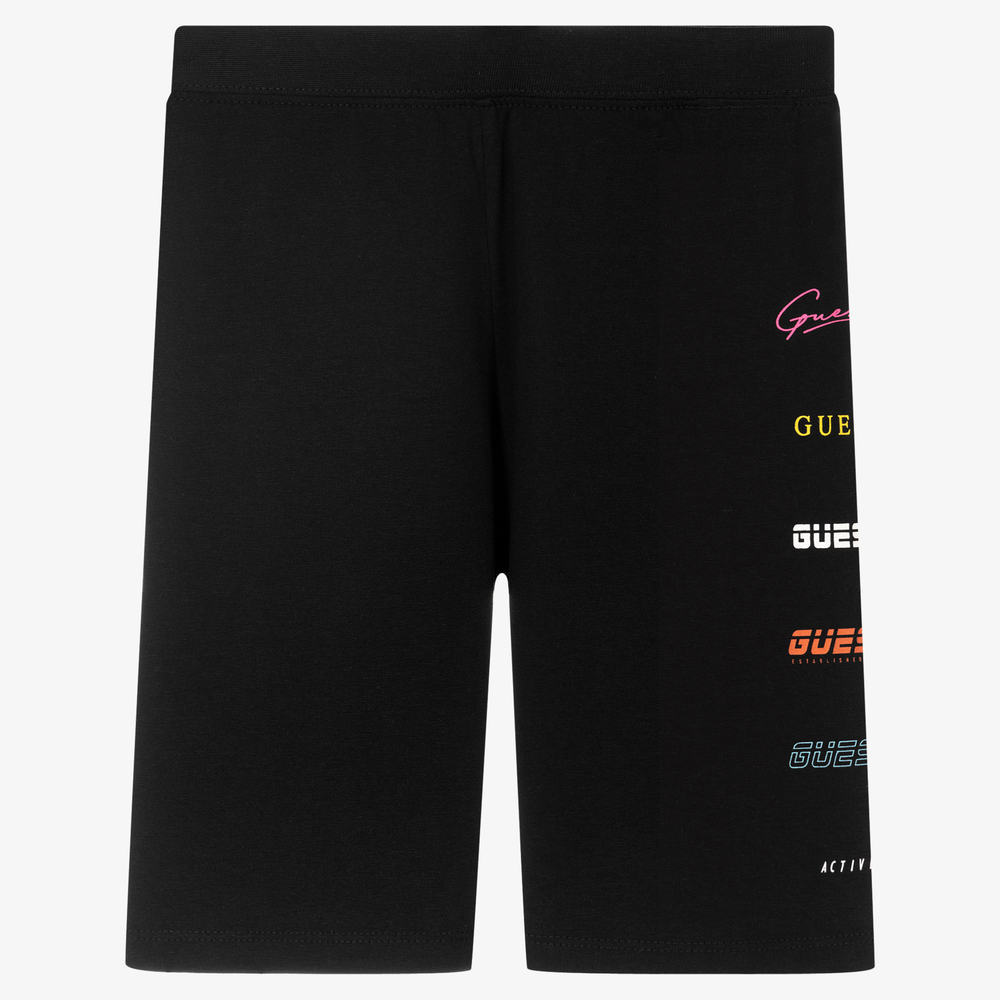 Guess - Schwarze Teen Radlerhose | Childrensalon