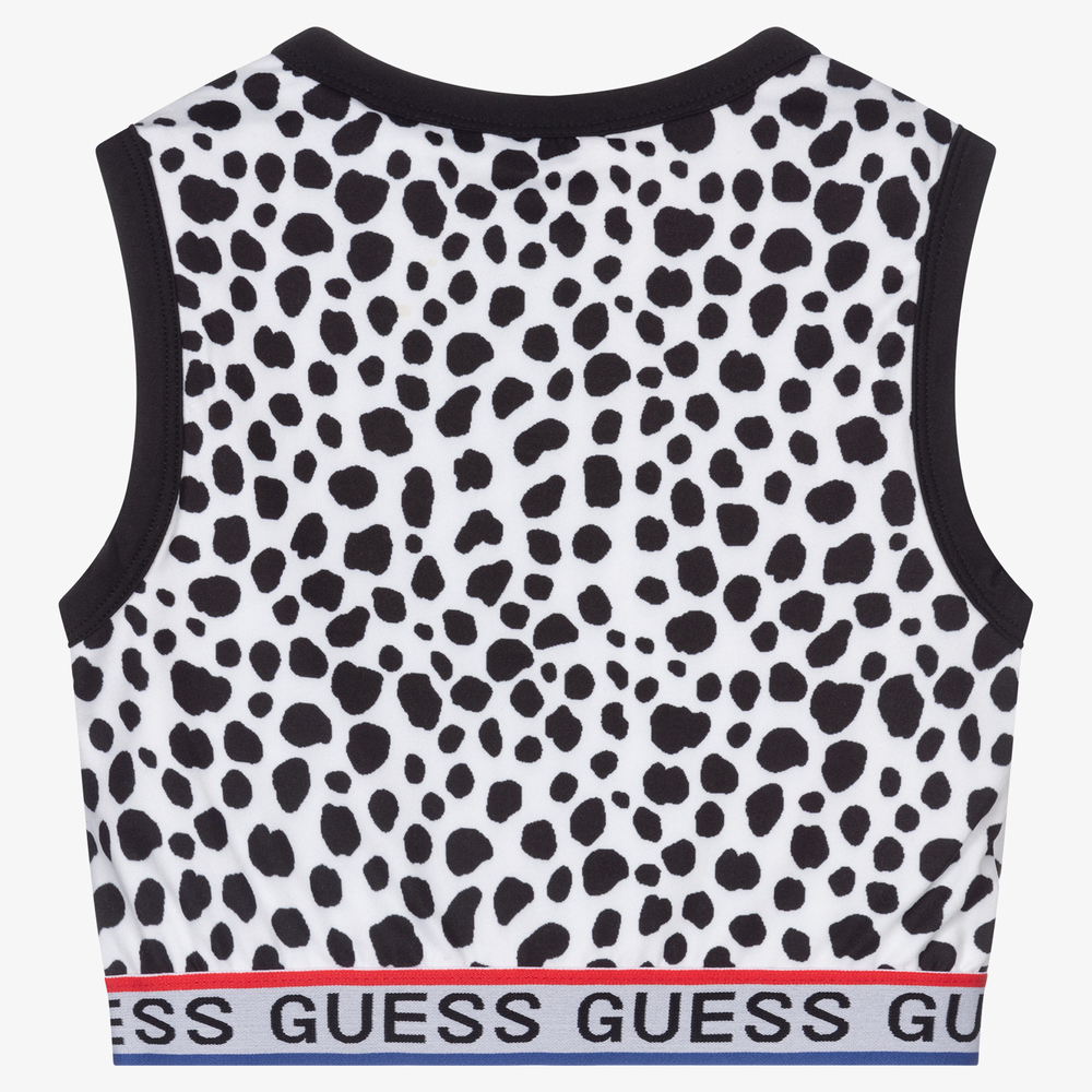 Guess-Teen Black Dalmatian Top | Childrensalon Outlet