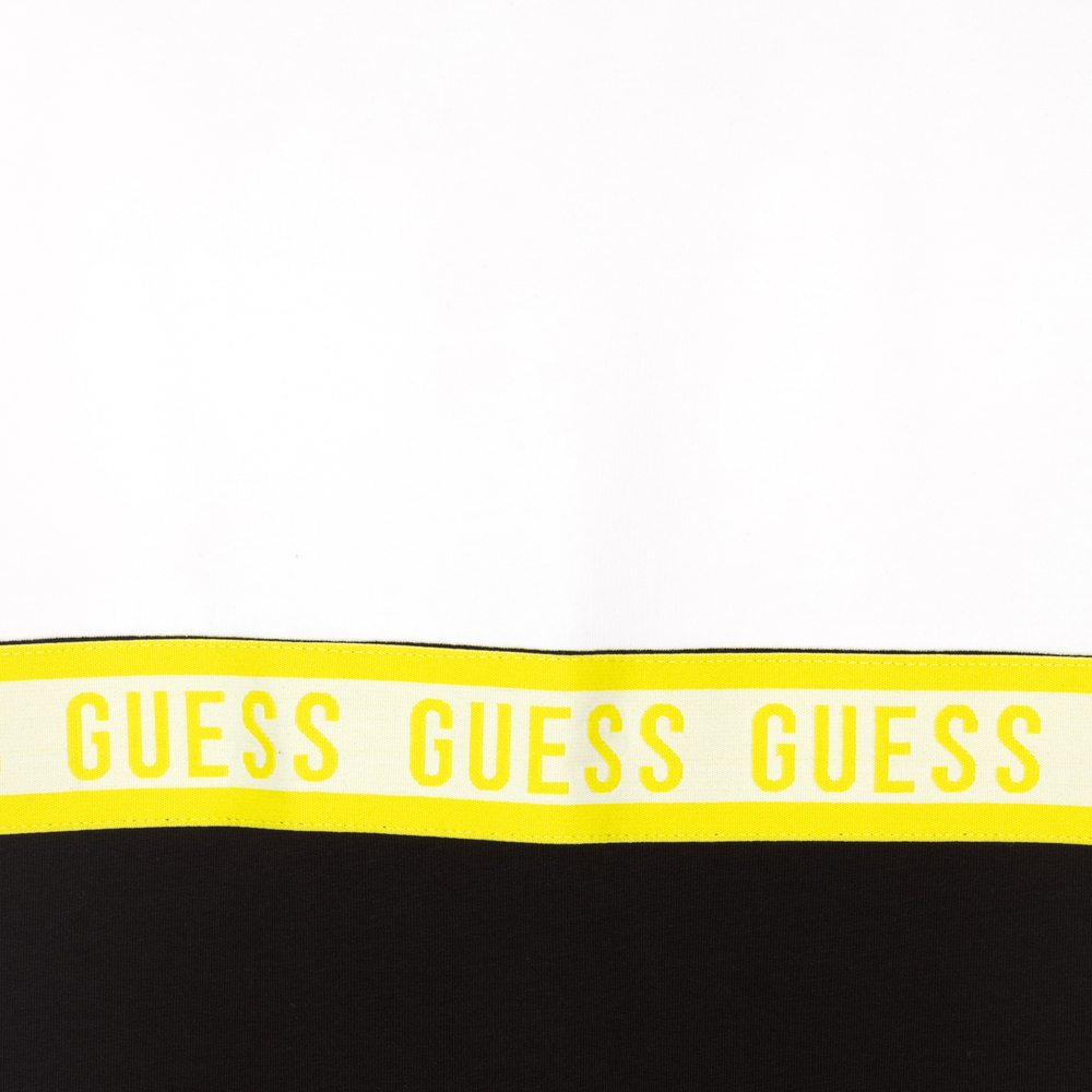 Guess-Teen Black Logo Tshirt Dress | Childrensalon Outlet
