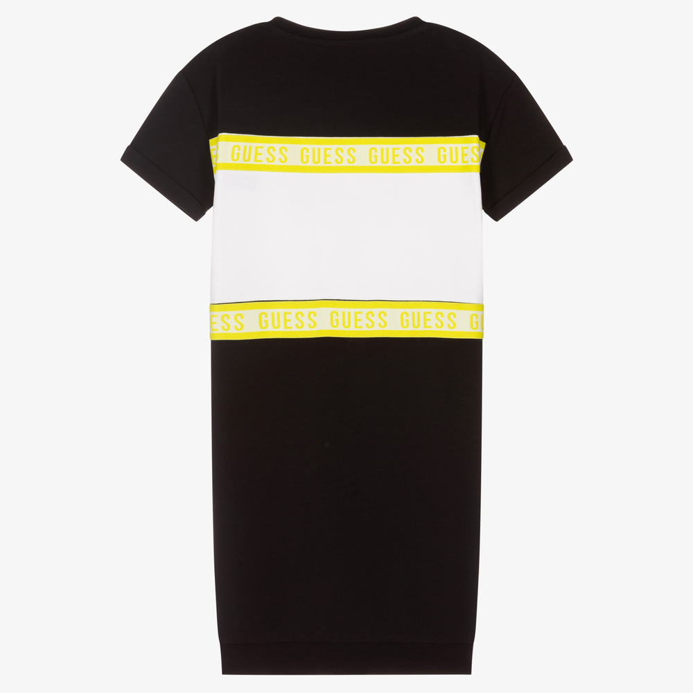 Guess Teen Black Logo Tshirt Dress