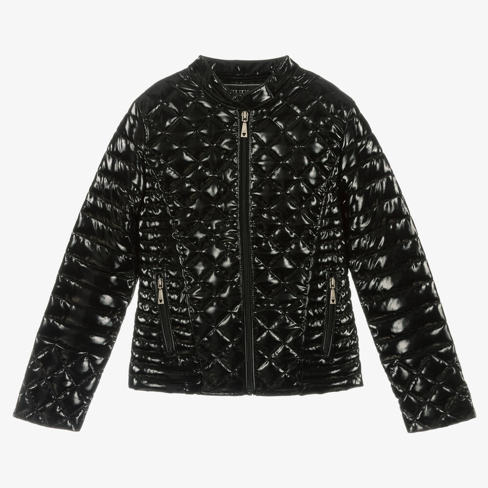 Guess - Teen Black Quilted Jacket | Childrensalon