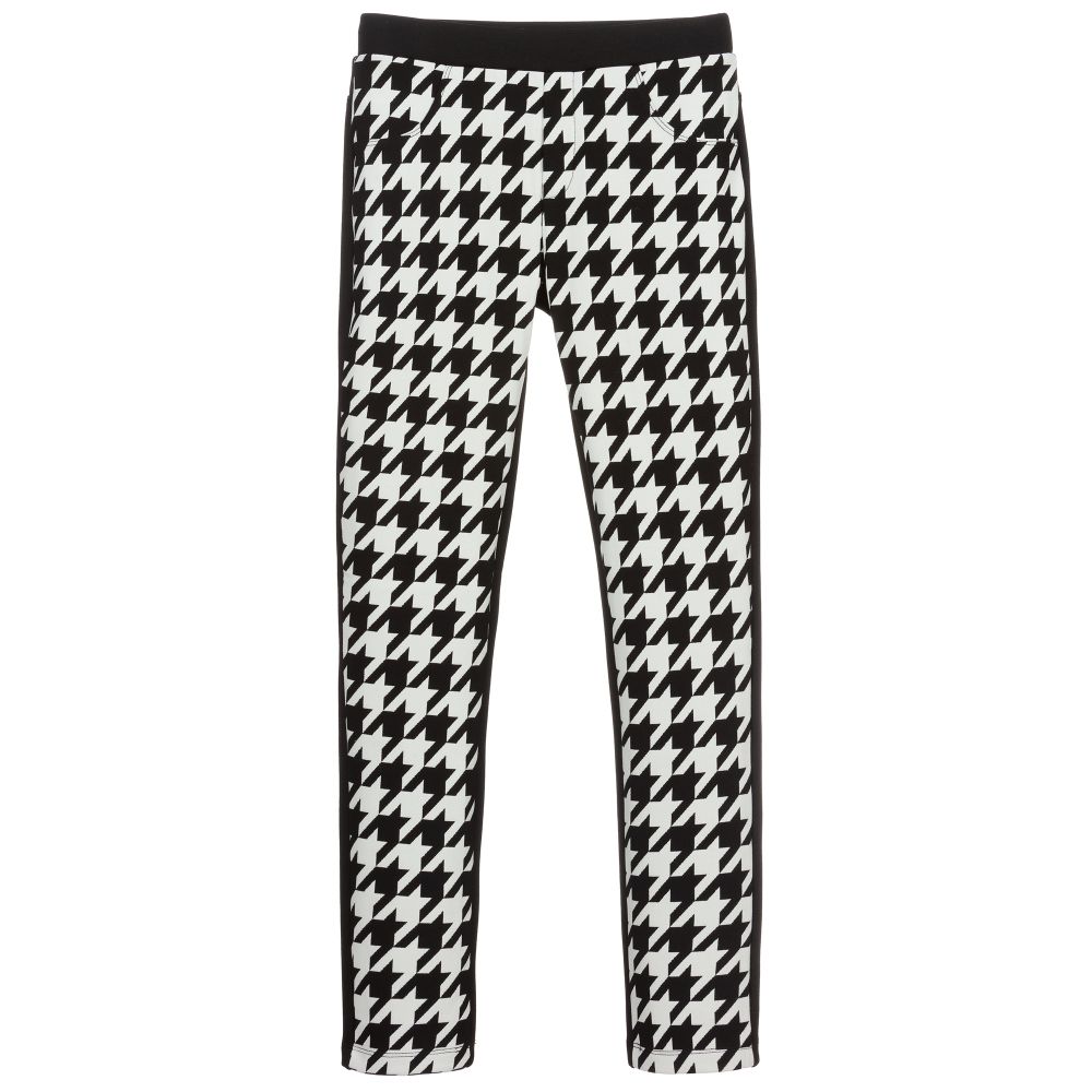Black and white jeggings clearance
