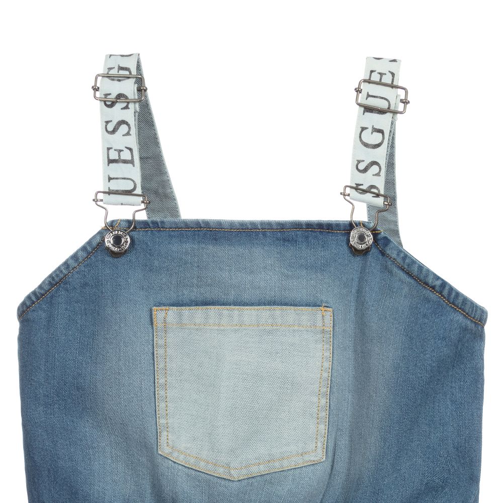 Guess-Джинсовый летний полукомбинезон для девушек | Childrensalon Outlet