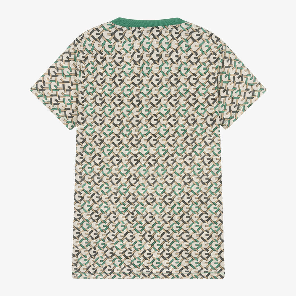 Guess-Бежевая хлопковая футболка для мальчиков | Childrensalon Outlet