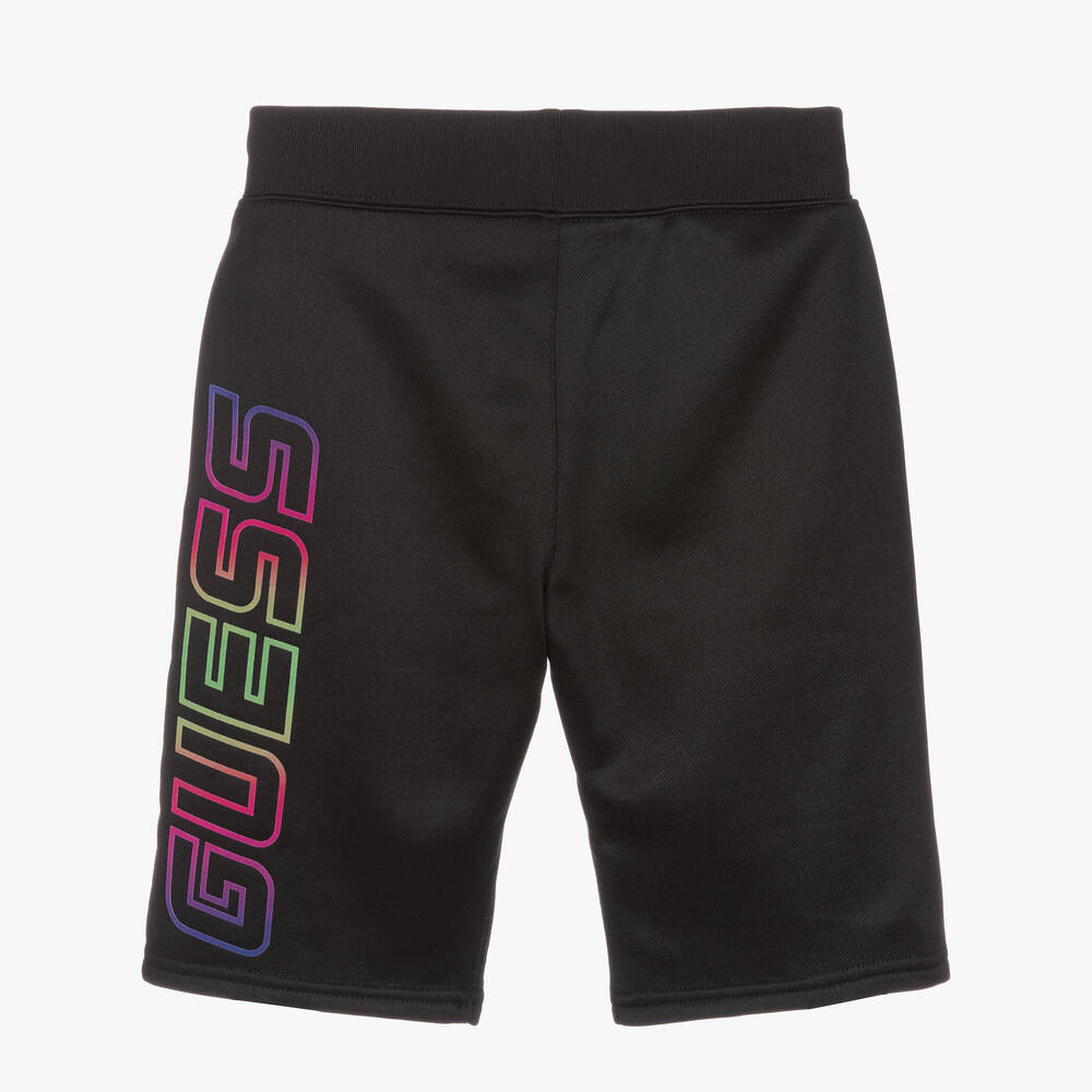Black guess shorts cheap