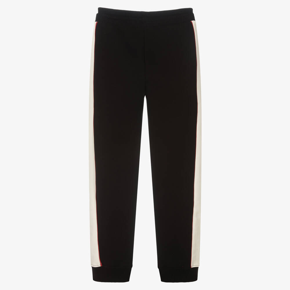 Guess-Teen Boys Black Joggers | Childrensalon Outlet