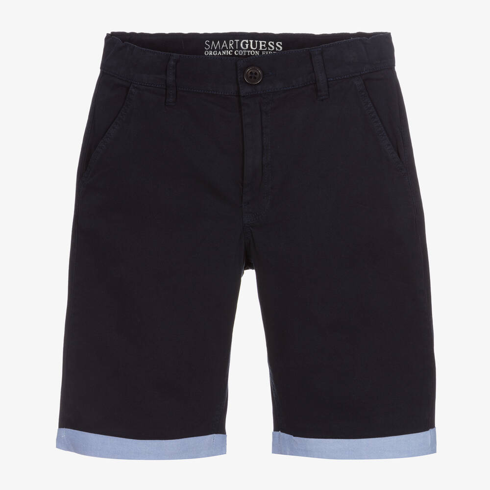 Guess - Blaue Teen Chino-Shorts (J) | Childrensalon