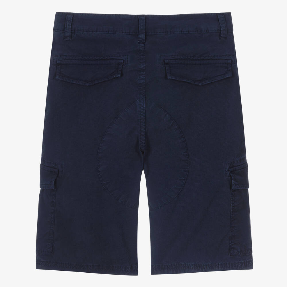 Guess-شورت كارغو قطن لون كحلي للمراهقين | Childrensalon Outlet