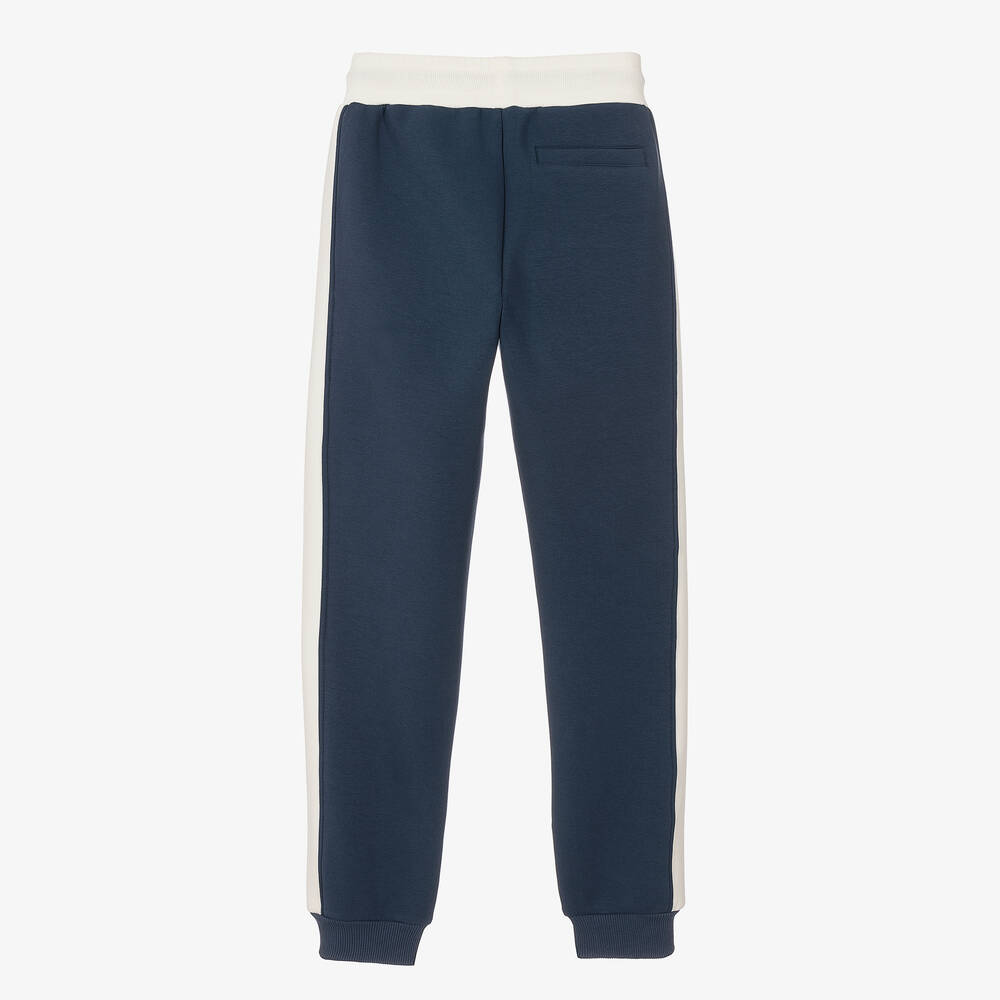 Guess-Teen Boys Blue & Ivory Joggers | Childrensalon Outlet
