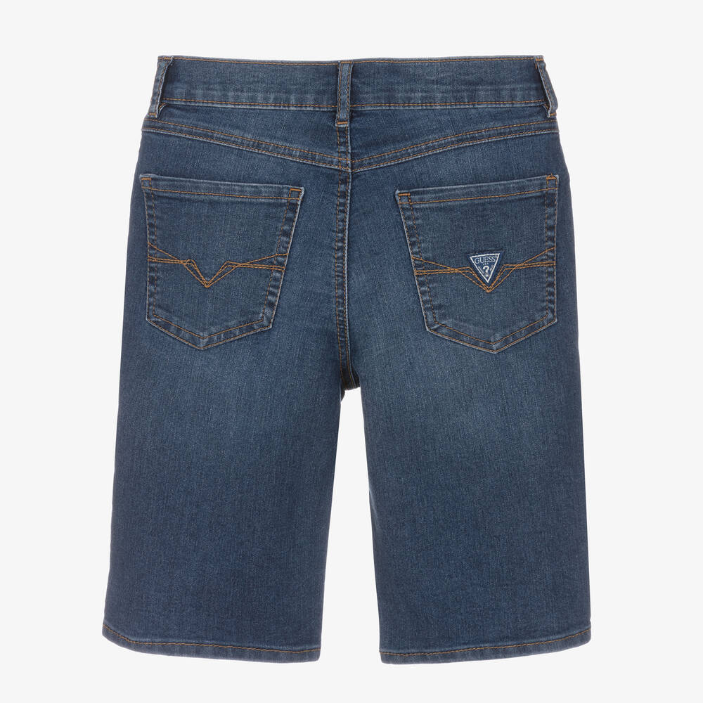 جيس-شورت تينز ولادي قطن دنيم لون أزرق داكن | Childrensalon Outlet