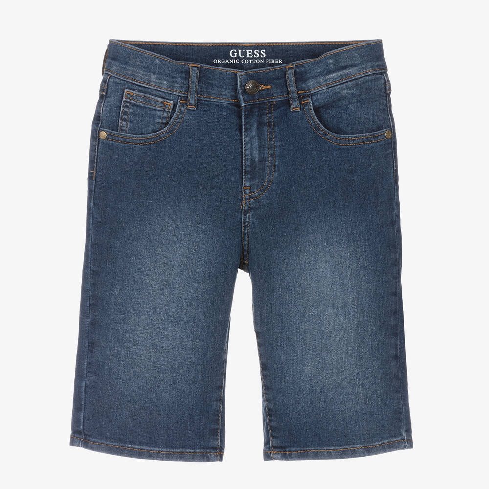 Guess - Dunkelblaue Teen Jeans-Shorts (J) | Childrensalon