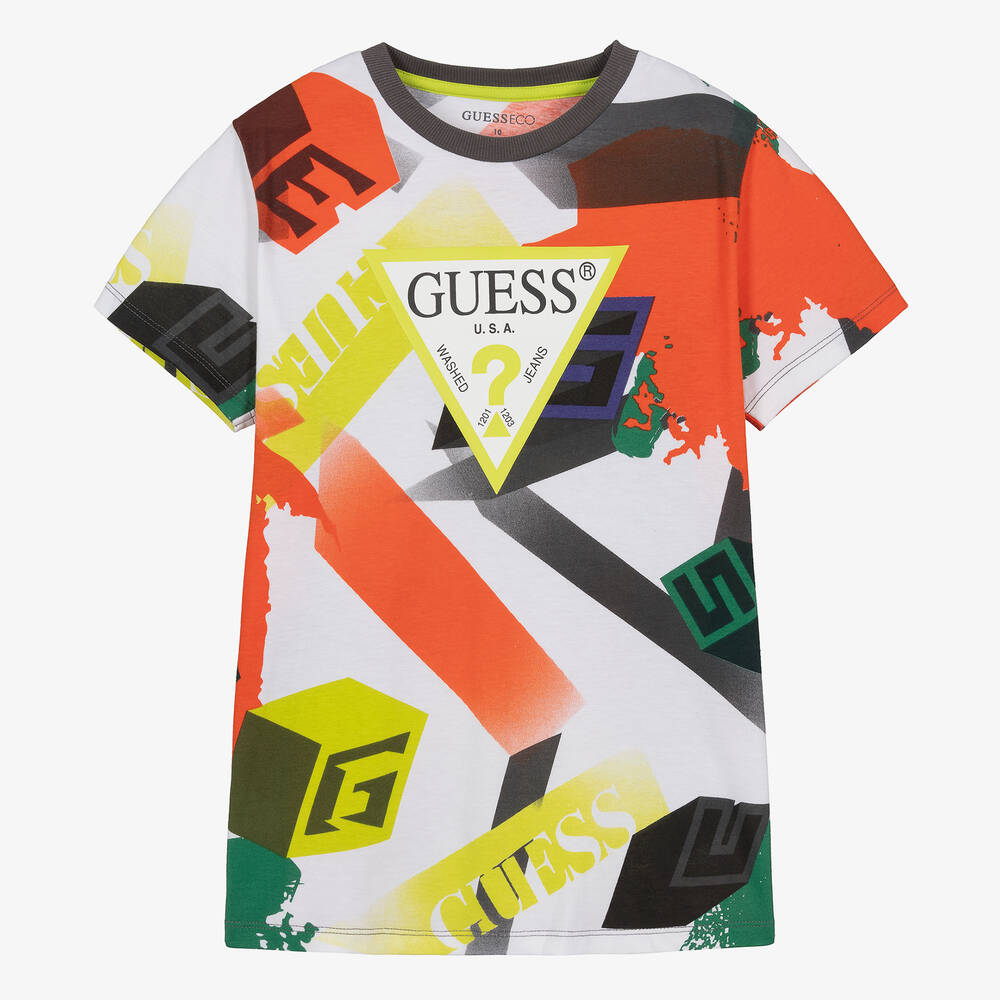 tee shirt guess jean