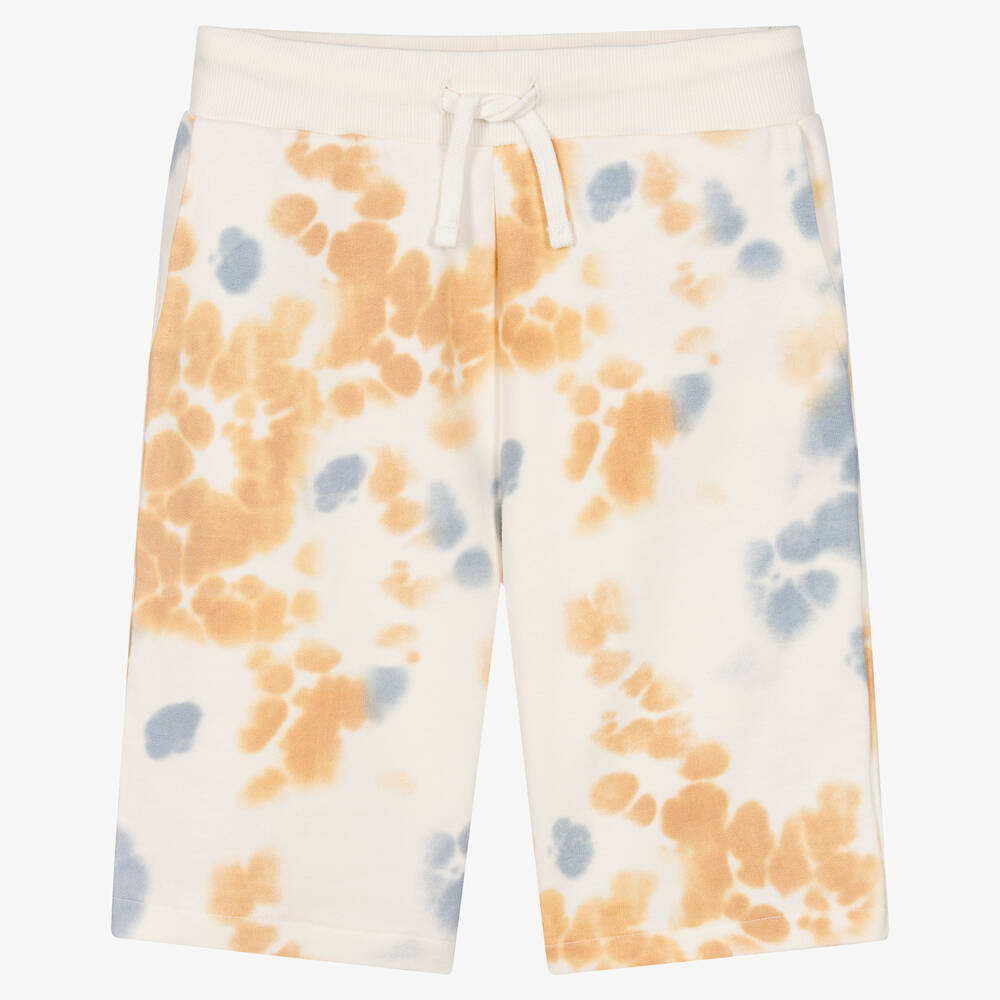 Guess - Teen Batik-Baumwollshorts elfenbein | Childrensalon